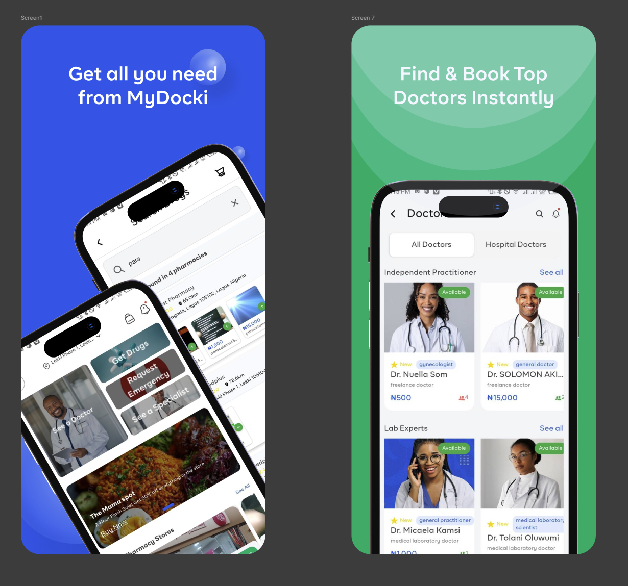 My Docki - Patient App showcase